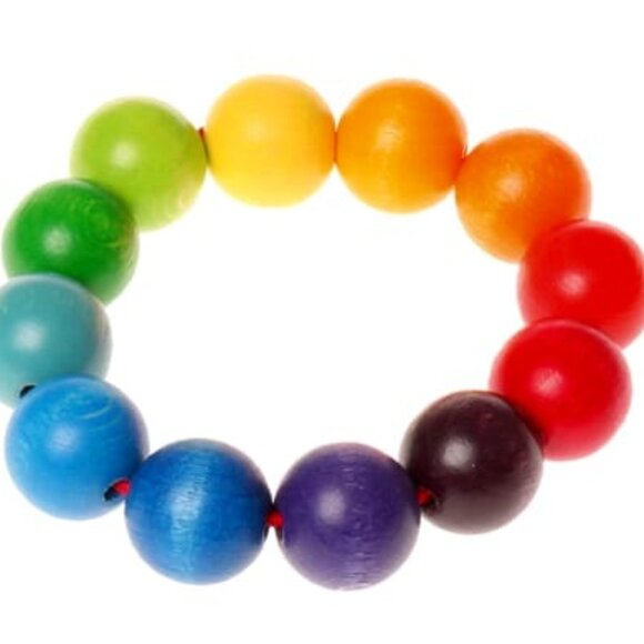 NWT Grimm's Wooden Toys Rainbow Bracelet - Picture 1 of 1